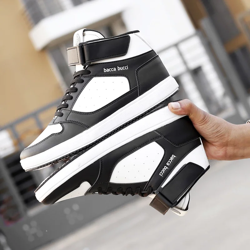 Bacca Bucci  TIGER Comfy Mid Top Chunky Streetwear Sneakers for Men | Best Price UAE